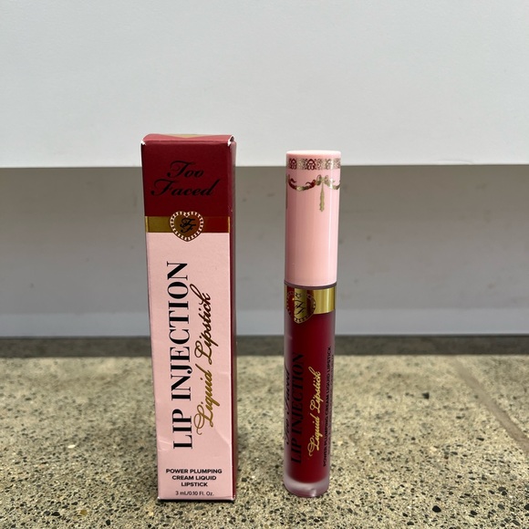Too Faced Lip Injection Longwear Power Plumping Cream Liquid Lipstick - Picture 1 of 7